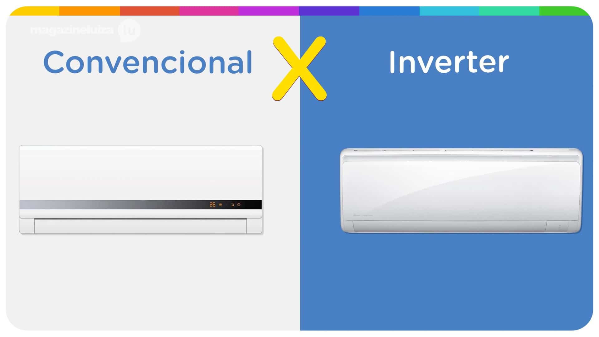 Diferença Convencional X Inverter Instalação e manutenção de ar