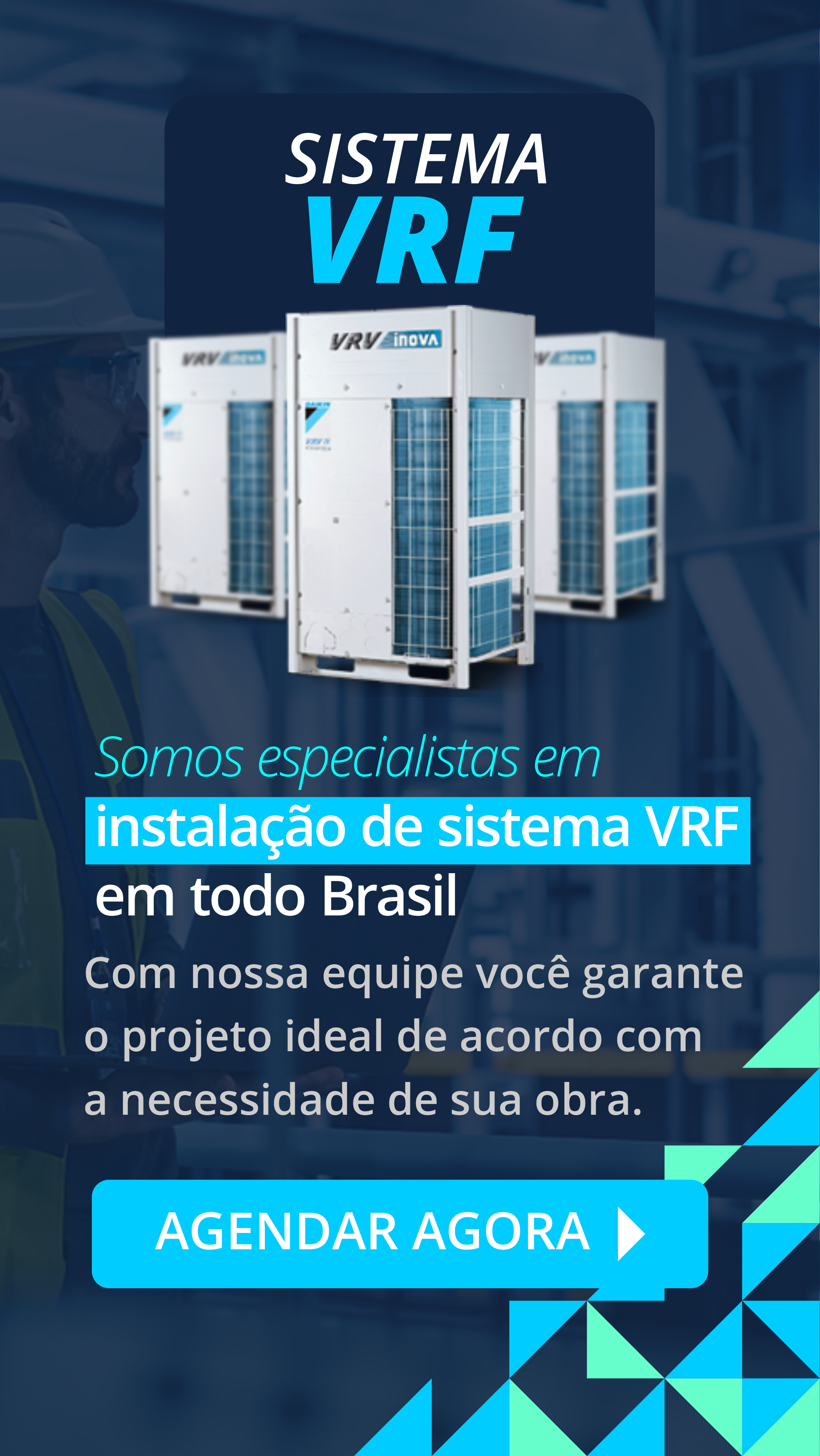 Instalação de sistema VRF no Brasil