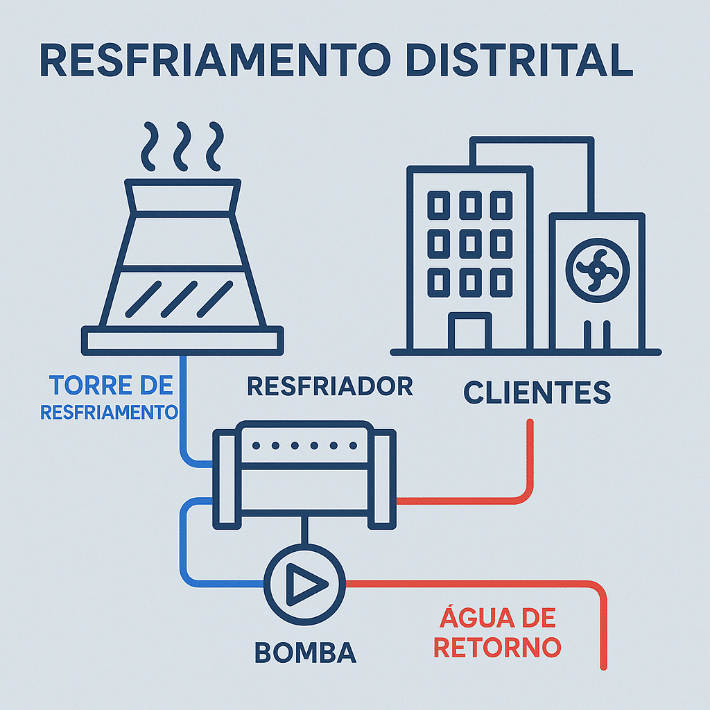 District Cooling ou Resfriamento Distrital
