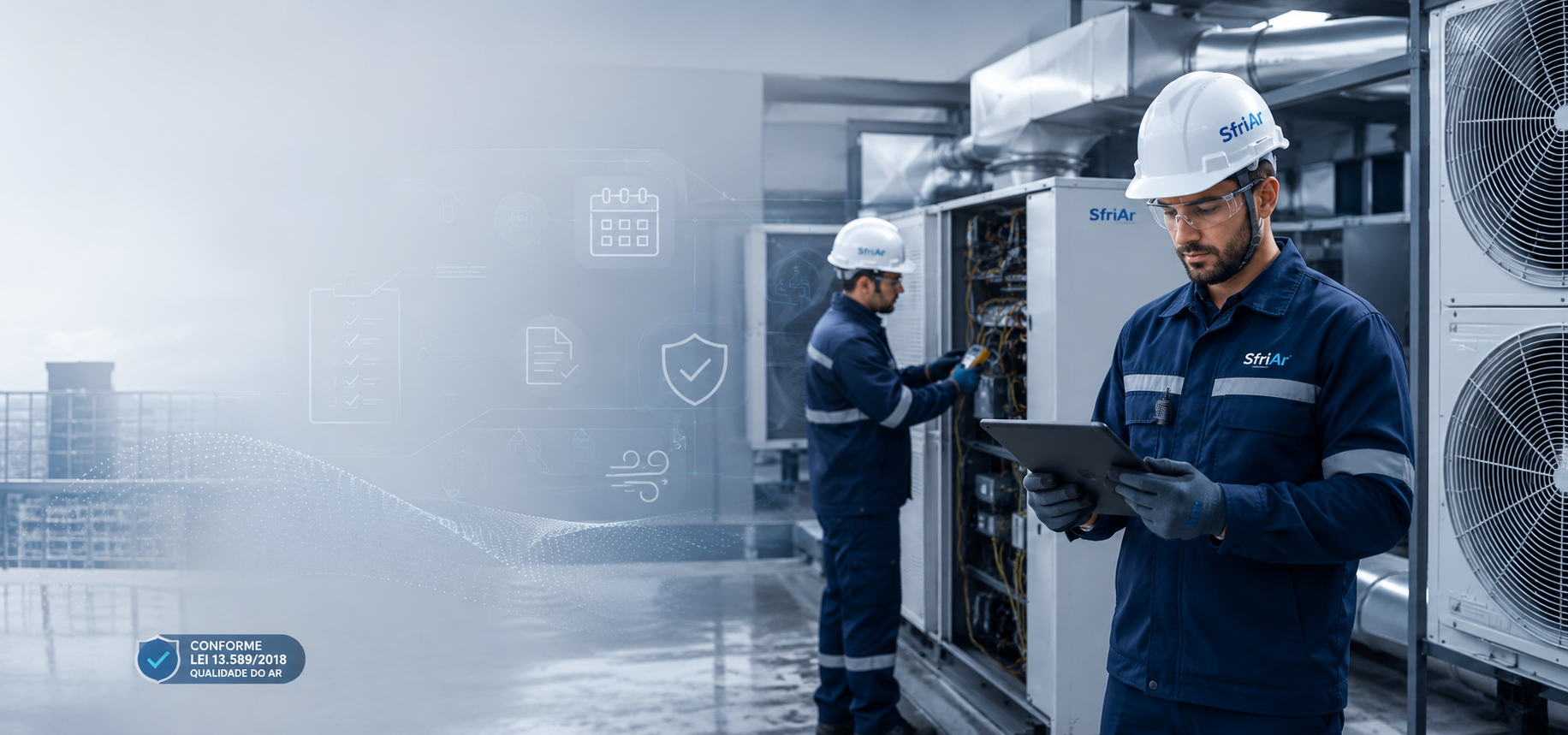 PMOC para ar-condicionado em empresas com manutenção preventiva e documentação técnica